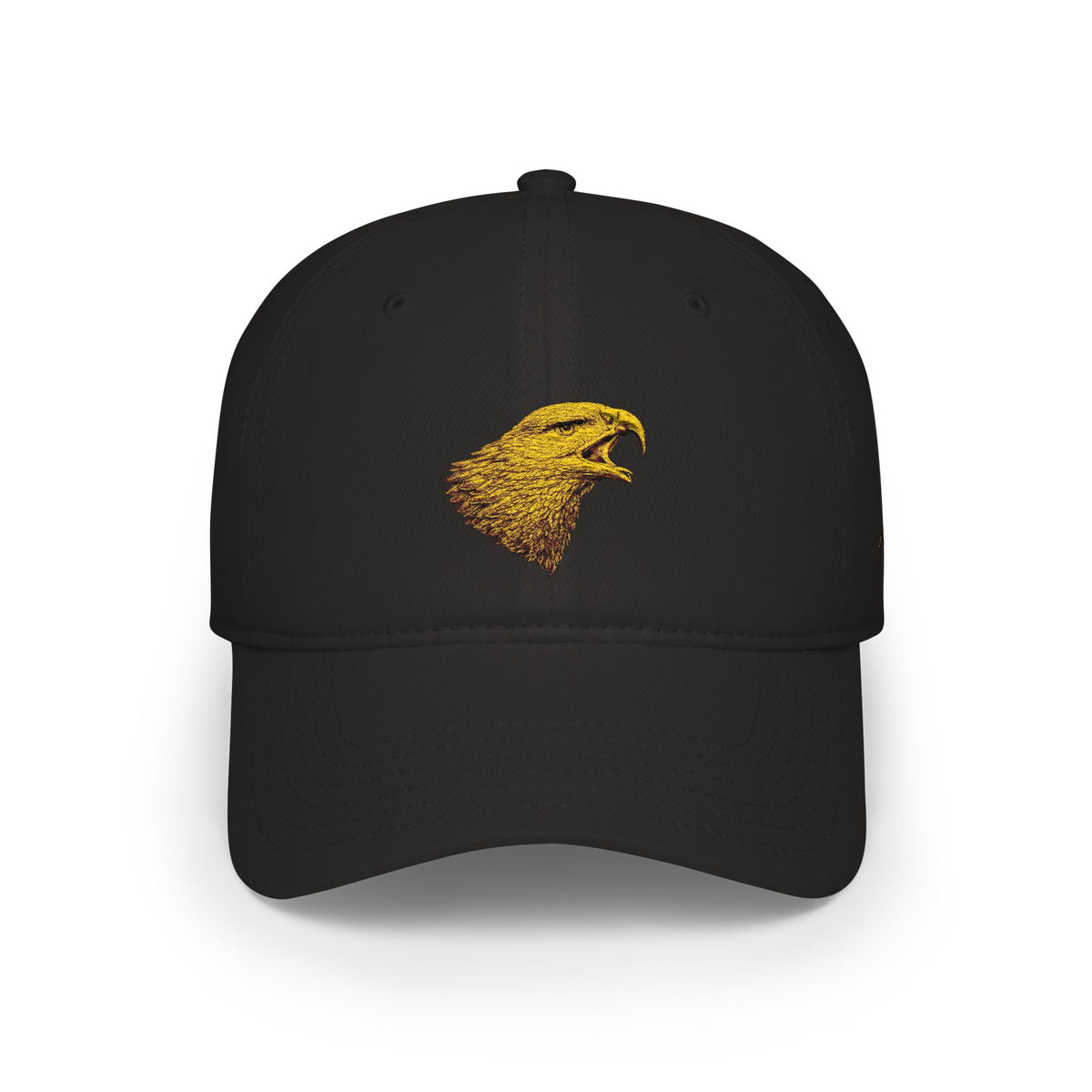 Embroidered Golden Eagle Low-Profile Baseball Cap