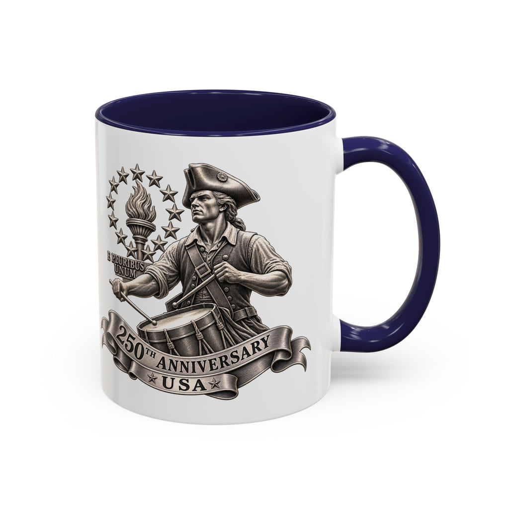 250th Anniversary USA Drum-Major Accent Coffee Mug
