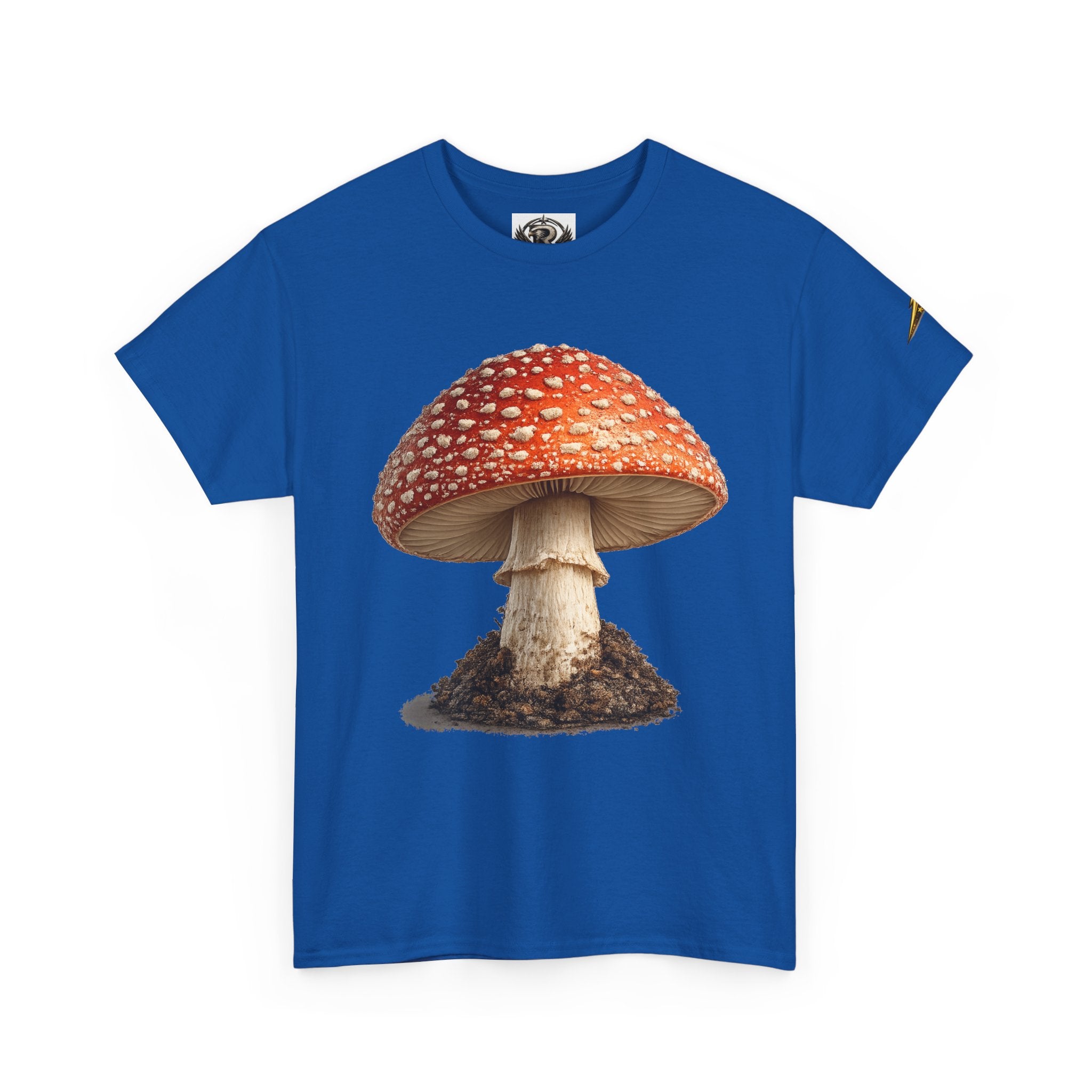 Fly Agaric Mushroom Graphic Tee — Botanical Nature T-Shirt