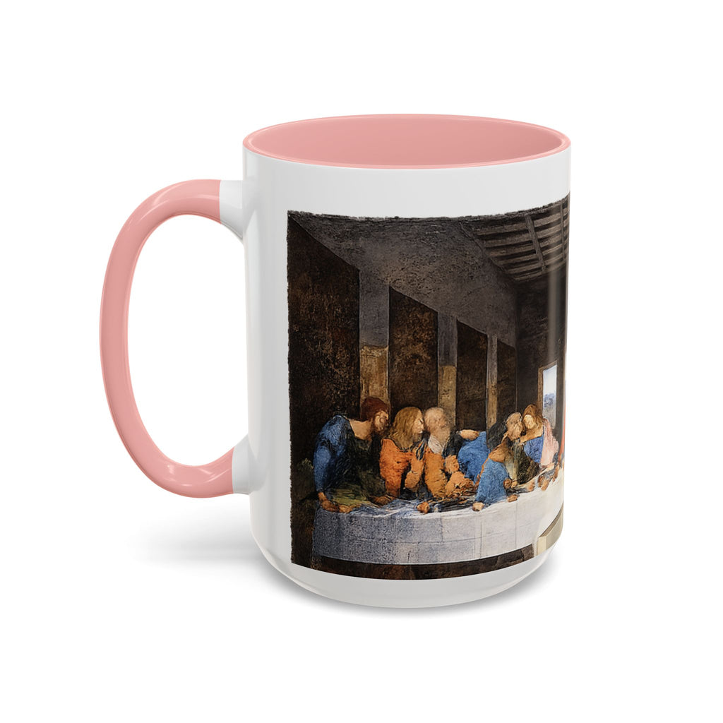 Last Supper Accent Coffee Mug — Religious Art Ceramic Coffee Cup (11/15oz)