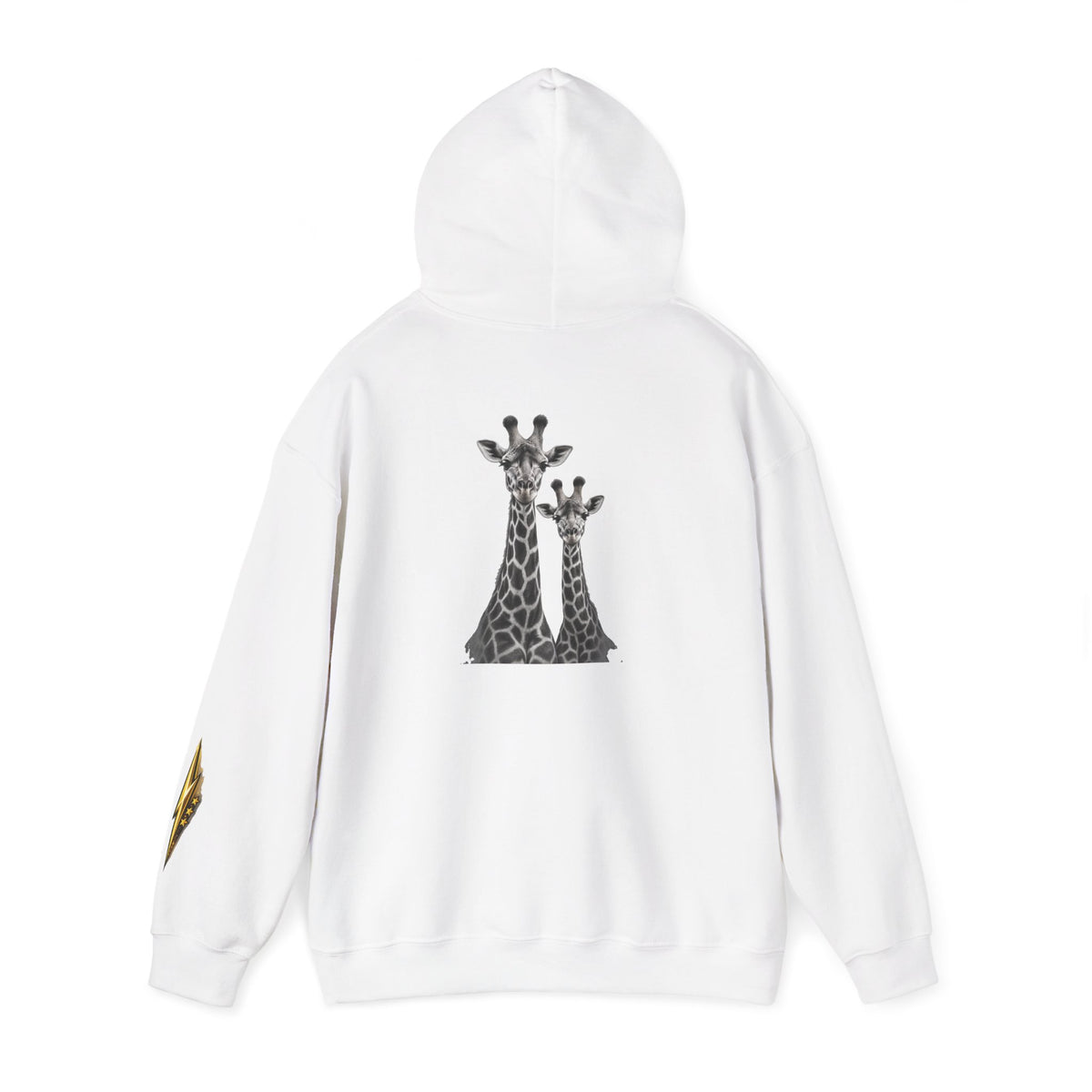 Giraffe Mom & Baby Hoodie — Cute Safari Animal Sweatshirt