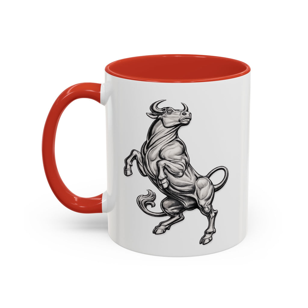 Taurus Bull Coffee Mug — Zodiac Astrology Accent Mug (11/15oz)