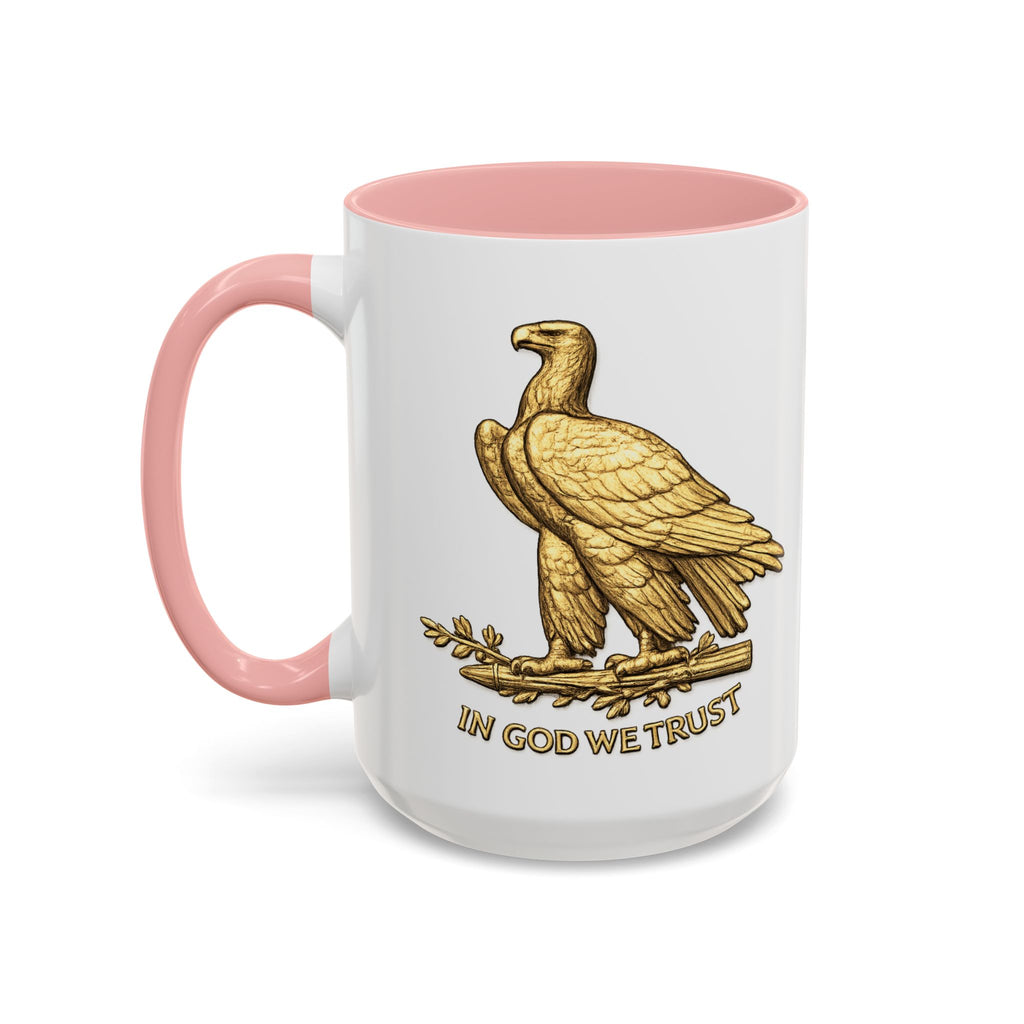 Gold Eagle "In God We Trust" Accent Coffee Mug