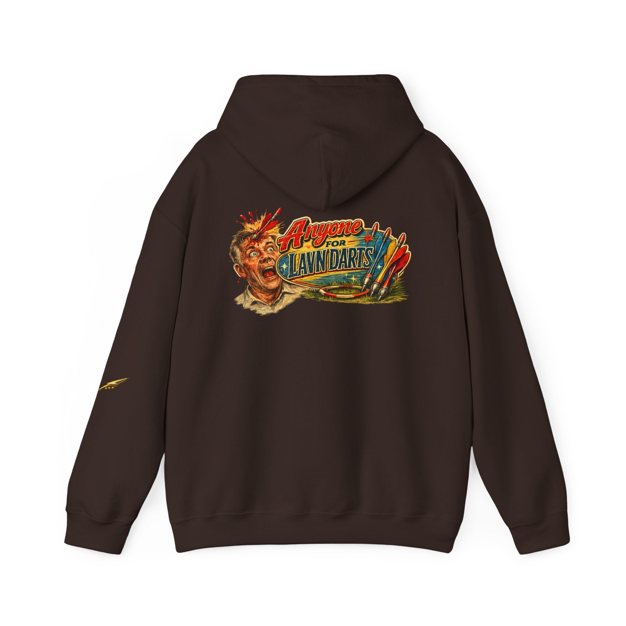 Hoodie - Awesome Lawn Darts Vintage Graphic Hoodie