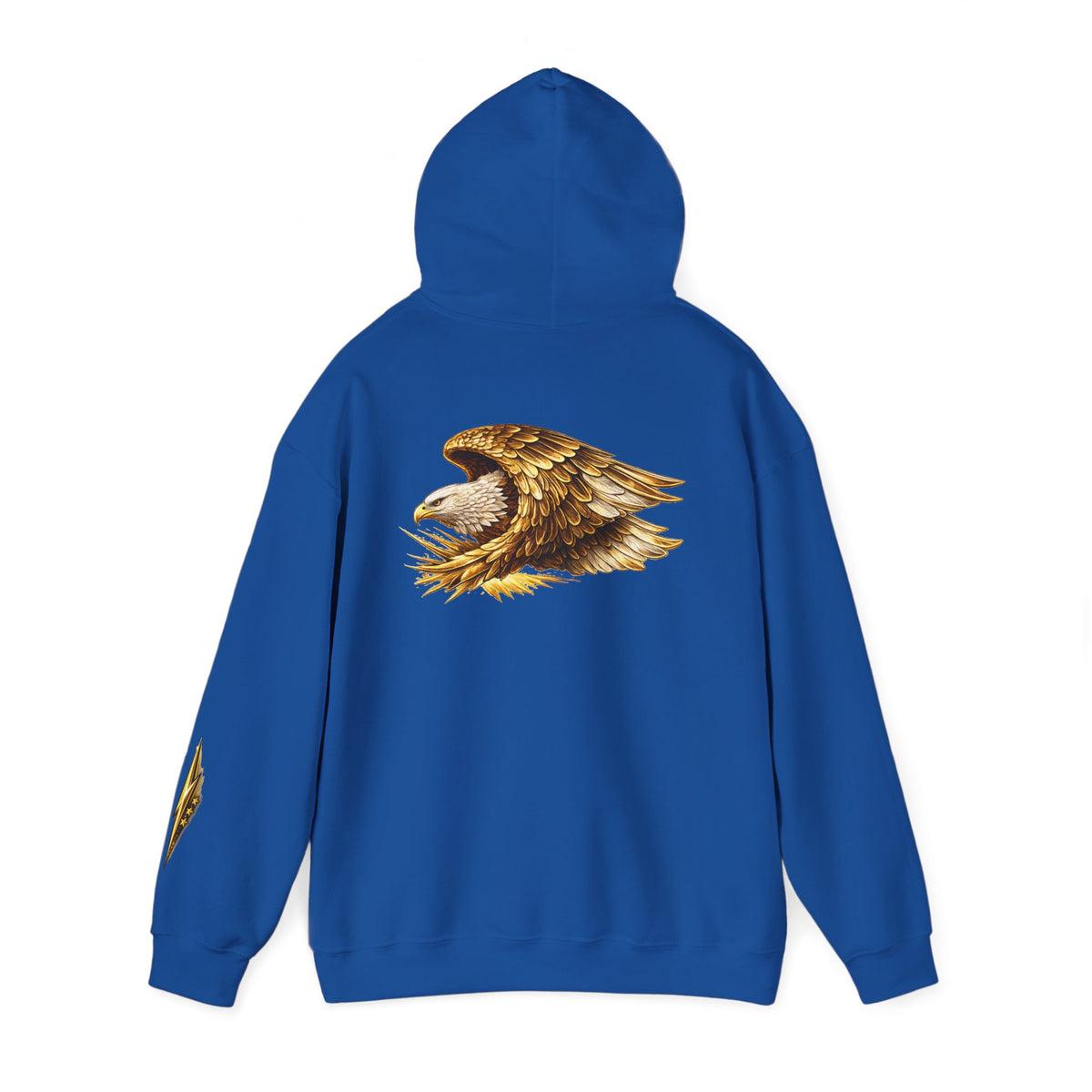 Eagle Wings Hoodie — Golden Bald Eagle Graphic Pullover