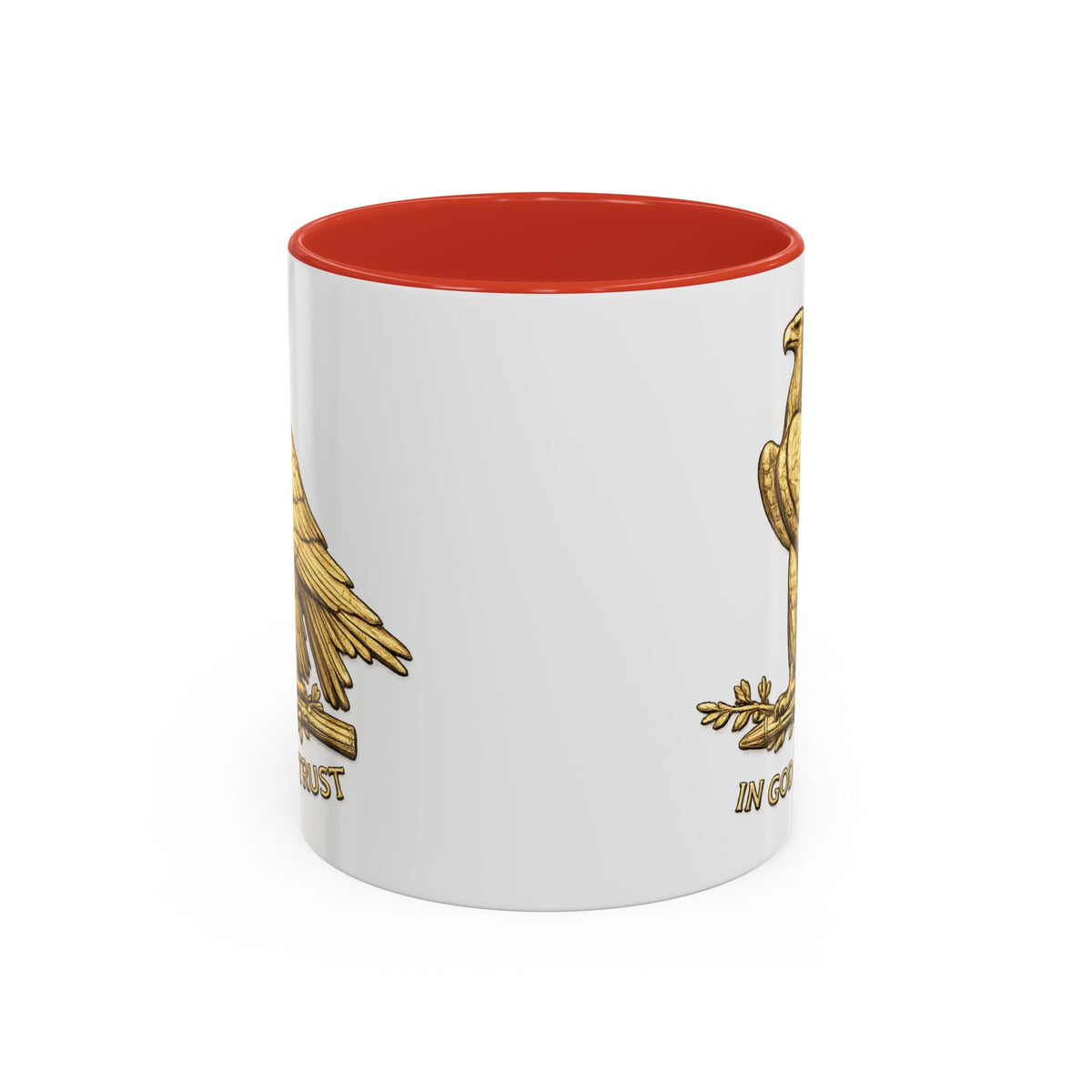 Gold Eagle "In God We Trust" Accent Coffee Mug