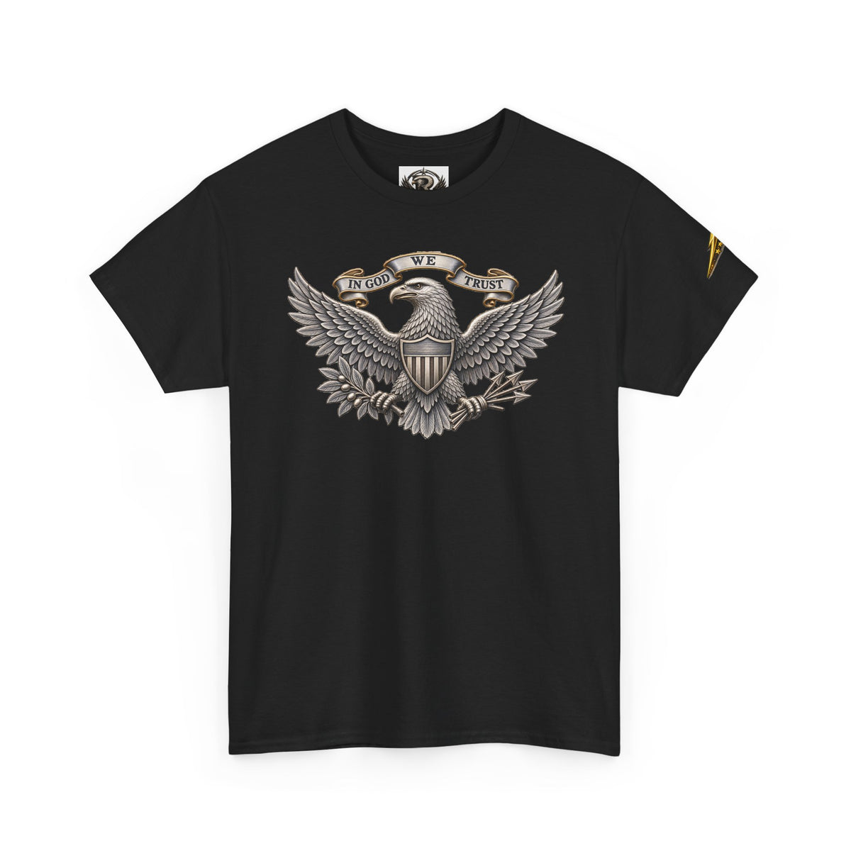 Patriotic Eagle Graphic Tee – American Shield Front & Back T‑Shirt