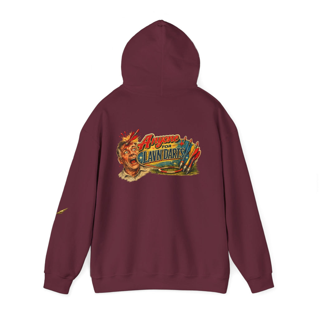 Hoodie - Awesome Lawn Darts Vintage Graphic Hoodie