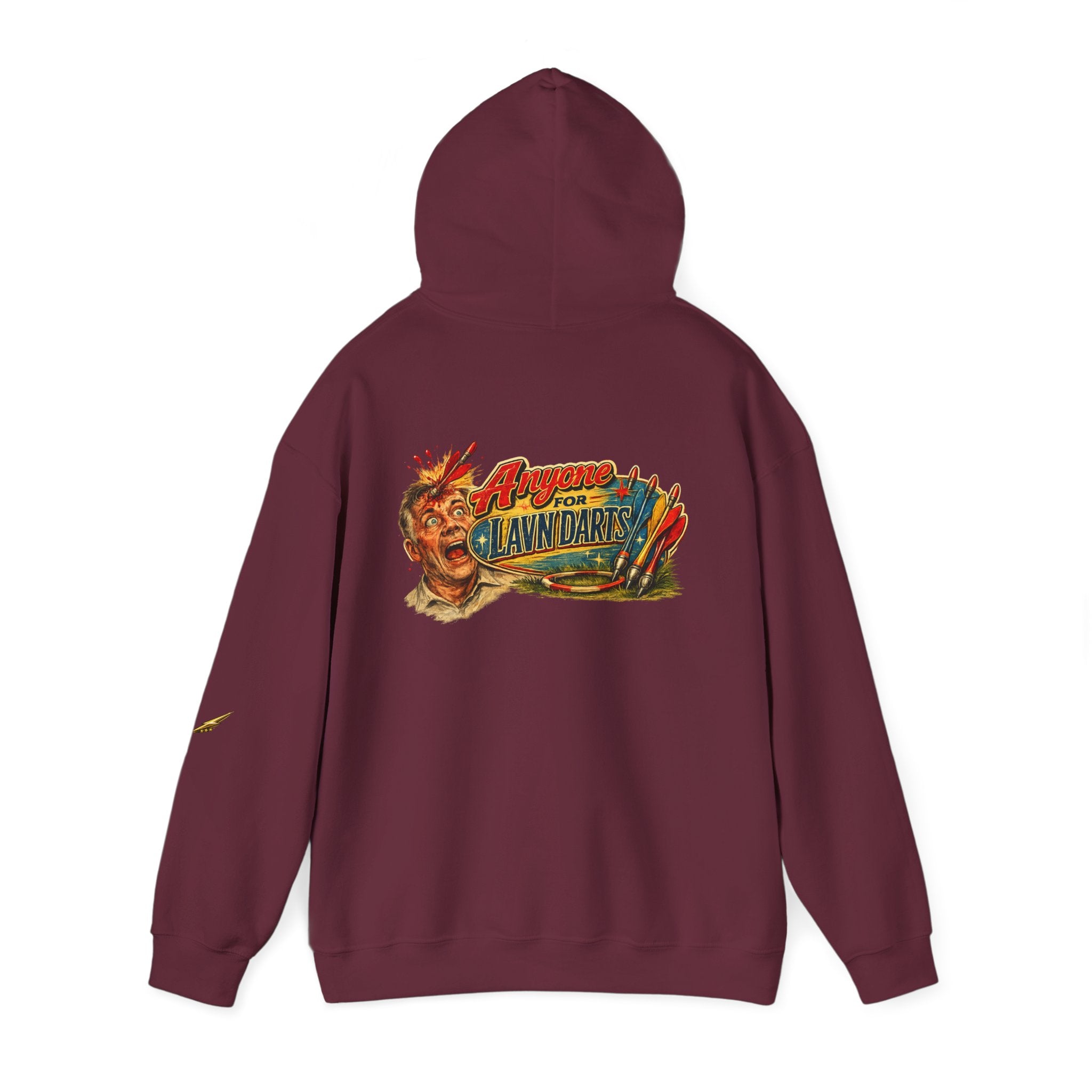 Hoodie - Awesome Lawn Darts Vintage Graphic Hoodie