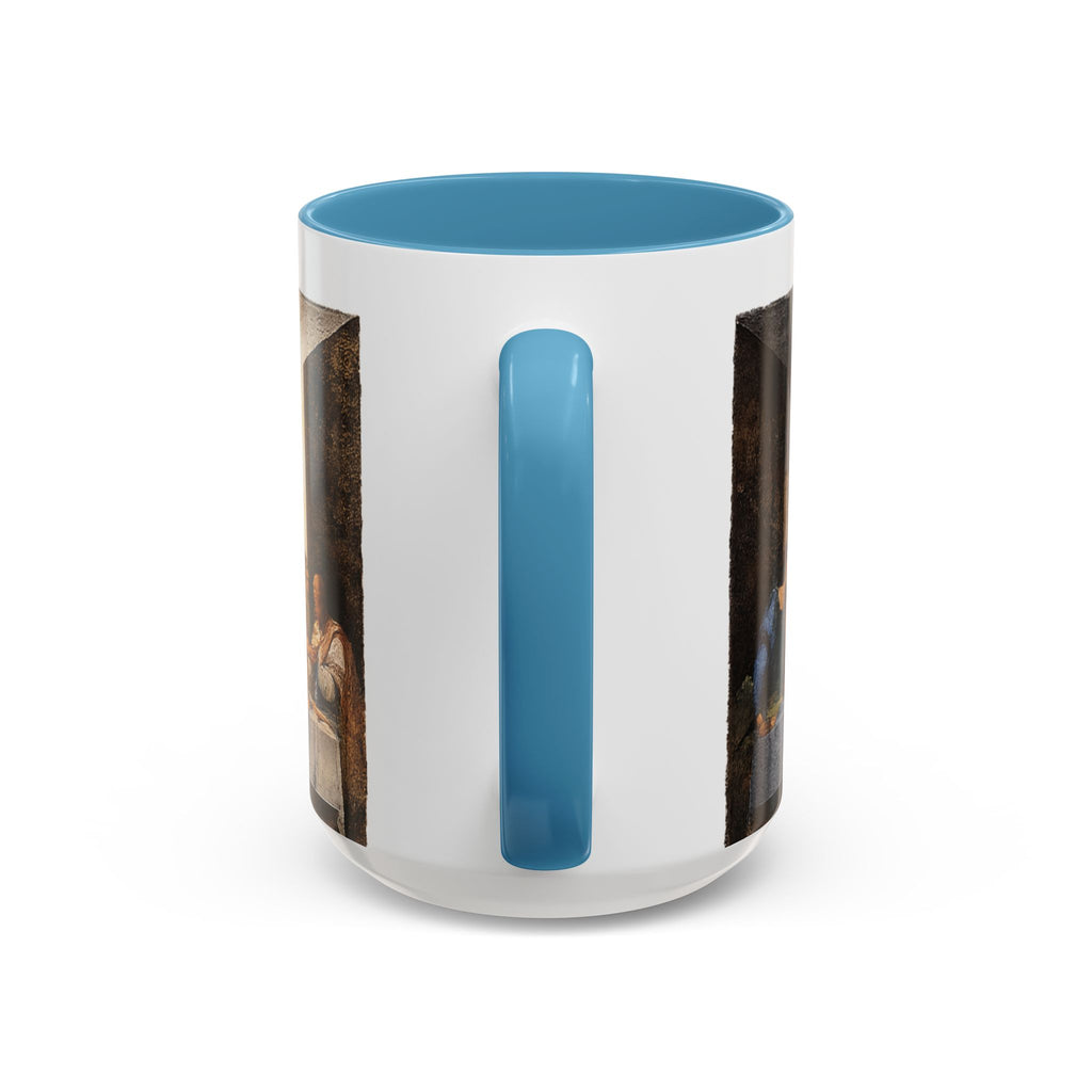Last Supper Accent Coffee Mug — Religious Art Ceramic Coffee Cup (11/15oz)