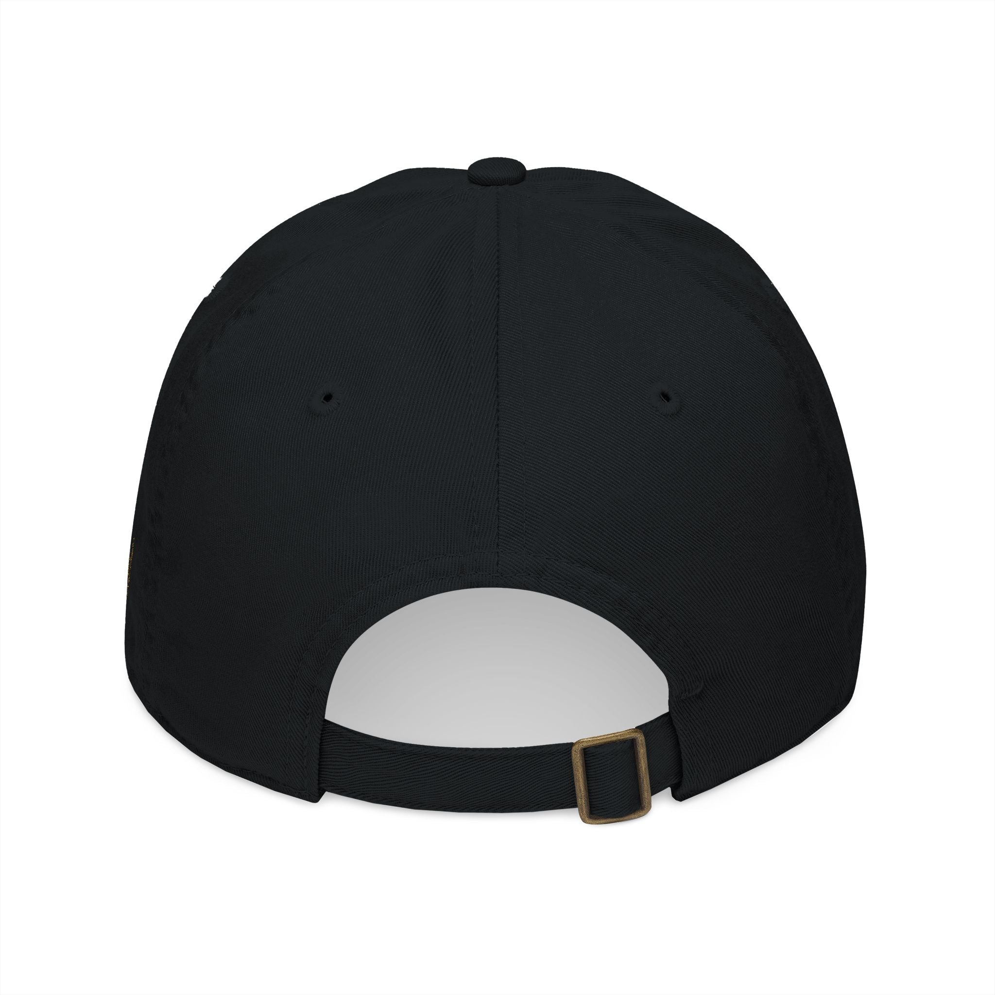 Embroidered Shield Baseball Cap – Organic Cotton, Vintage Crest Design