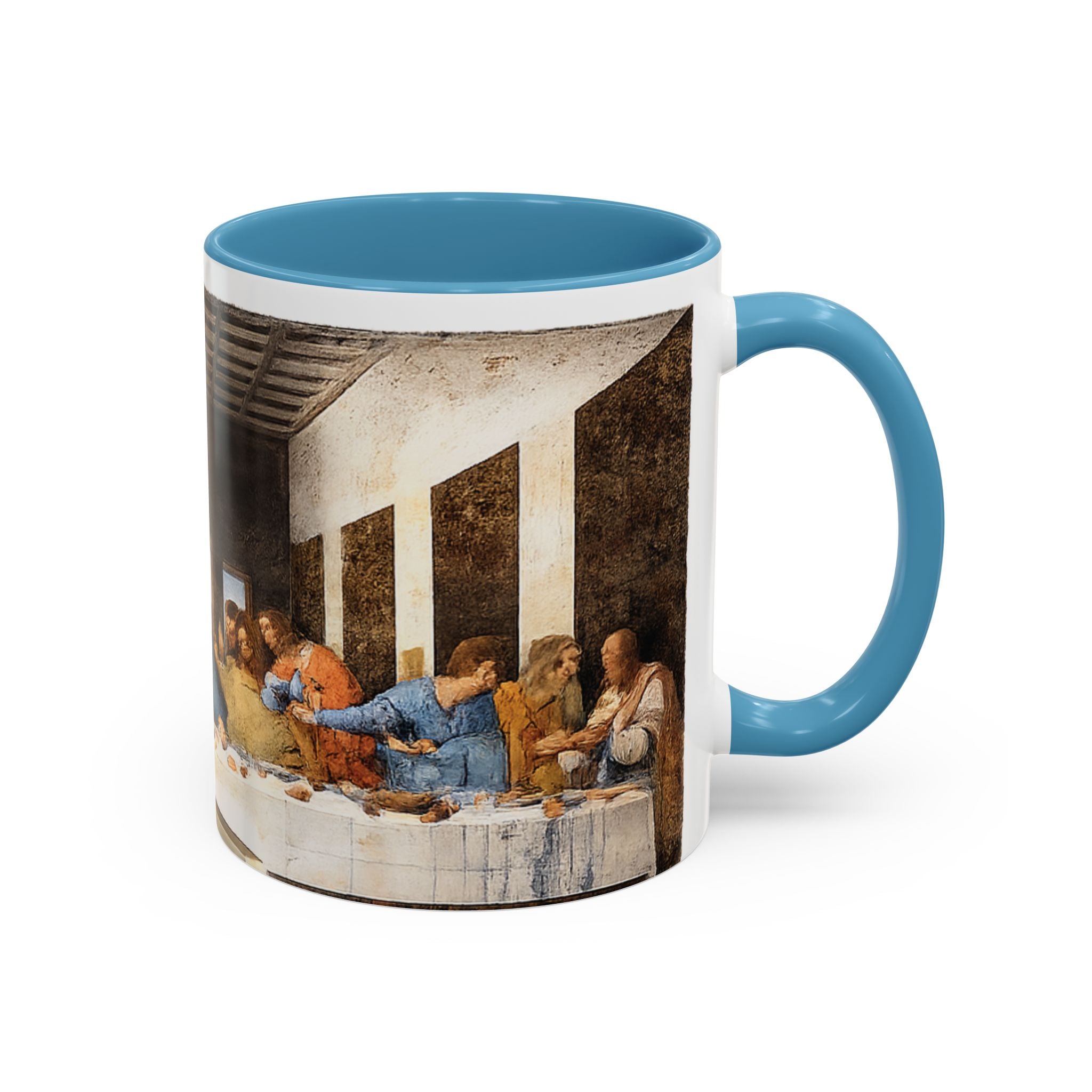 Last Supper Accent Coffee Mug — Religious Art Ceramic Coffee Cup (11/15oz)