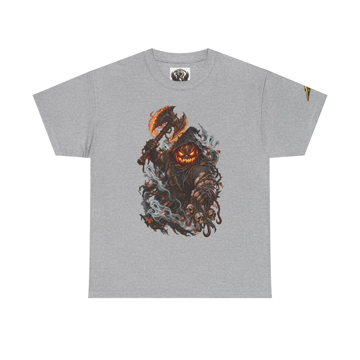 Pumpkin Scarecrow Tee — Spooky Halloween Jack-O'-Lantern Graphic T-Shirt