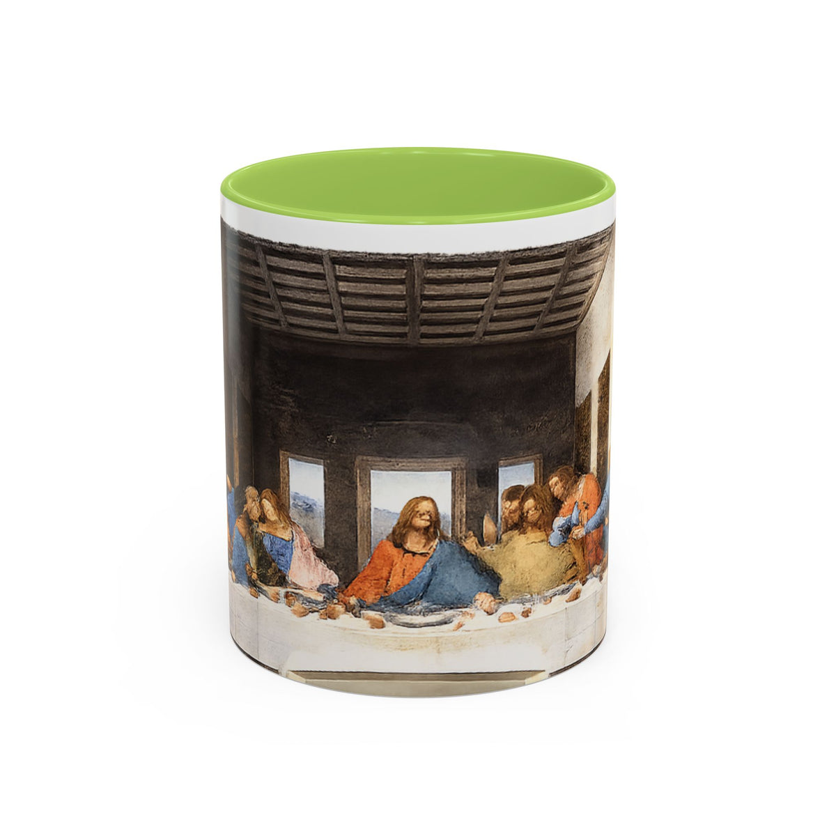 Last Supper Accent Coffee Mug — Religious Art Ceramic Coffee Cup (11/15oz)