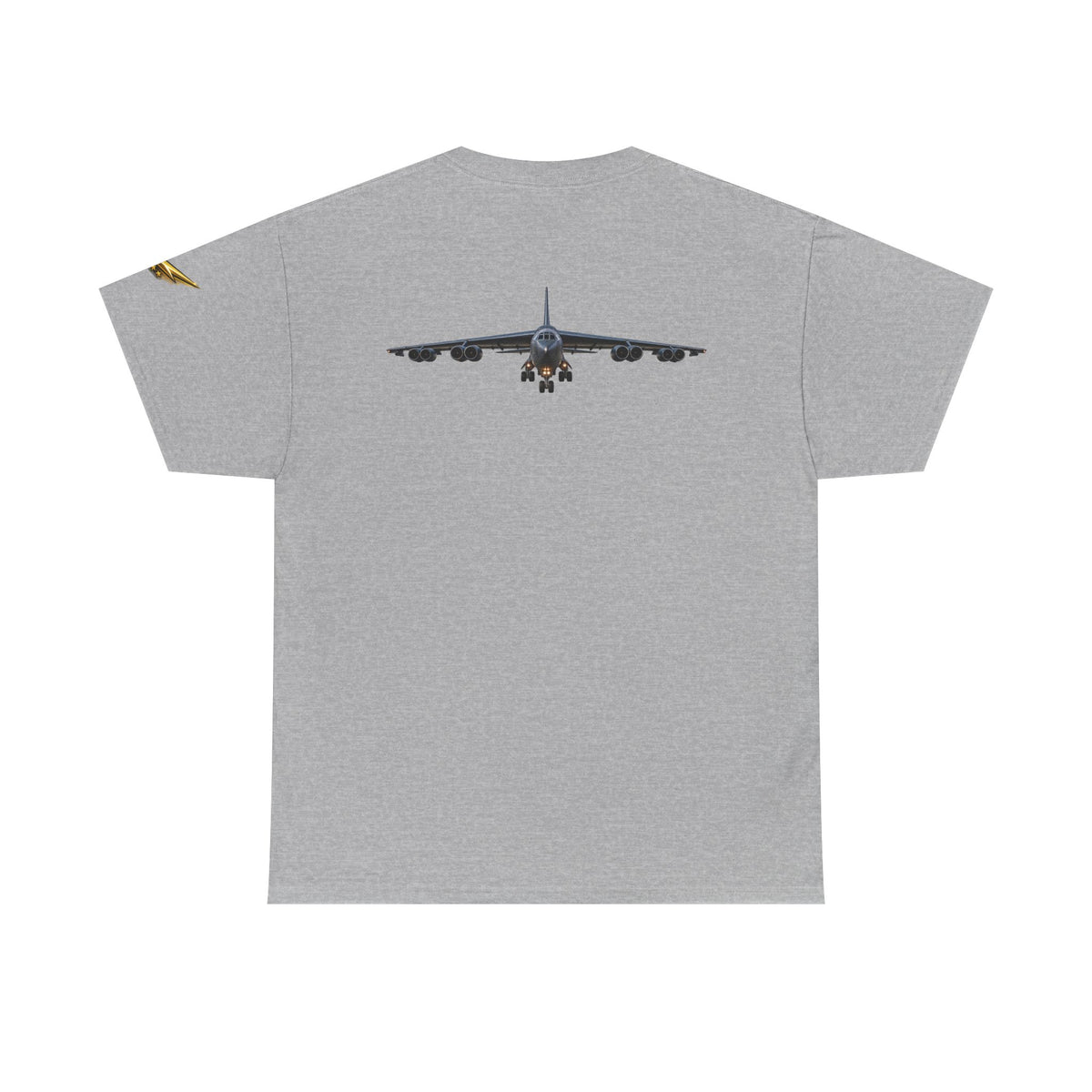 Bomber Jet Backprint T-Shirt — Military Aircraft Vintage Aviation Tee