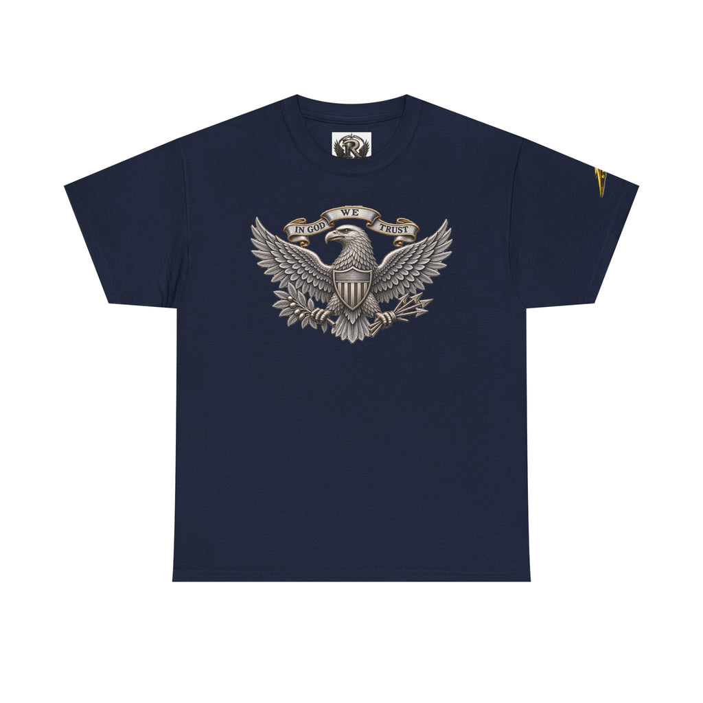 Patriotic Eagle Graphic Tee – American Shield Front & Back T‑Shirt