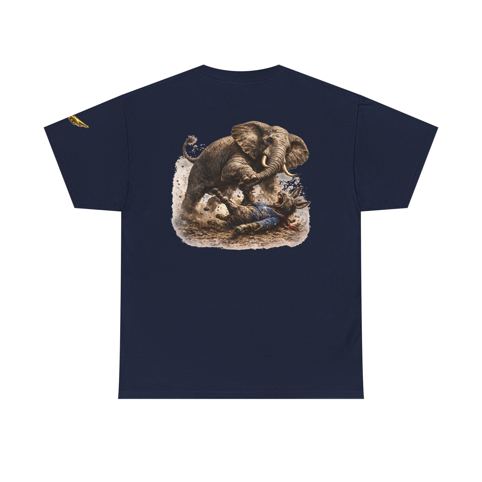 Elephant Playback Tee — Vintage Baby Elephant Illustration T-Shirt