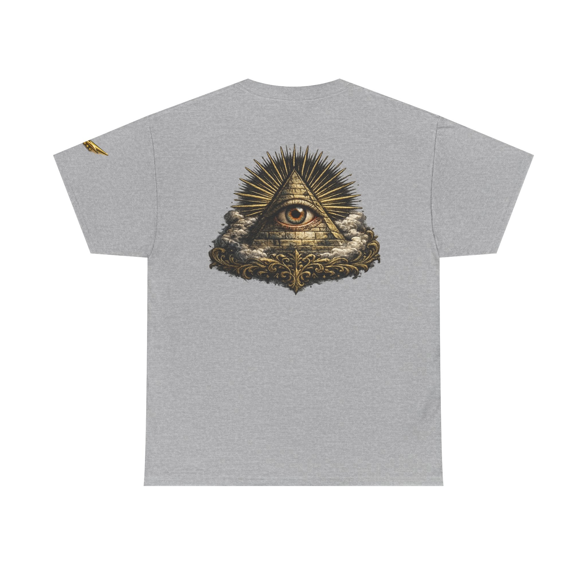 All-Seeing Eye Graphic T-Shirt — Occult Pyramid Art Tee