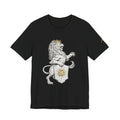 Lion Crest T-Shirt — Regal Sun Shield Graphic Tee