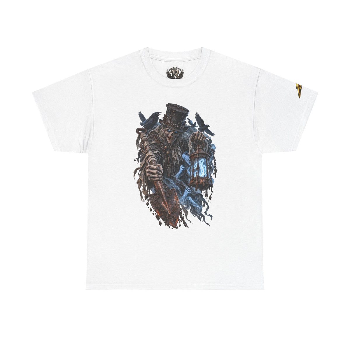 Gothic Reaper Tee — Dark Victorian Grim Reaper Graphic T-Shirt
