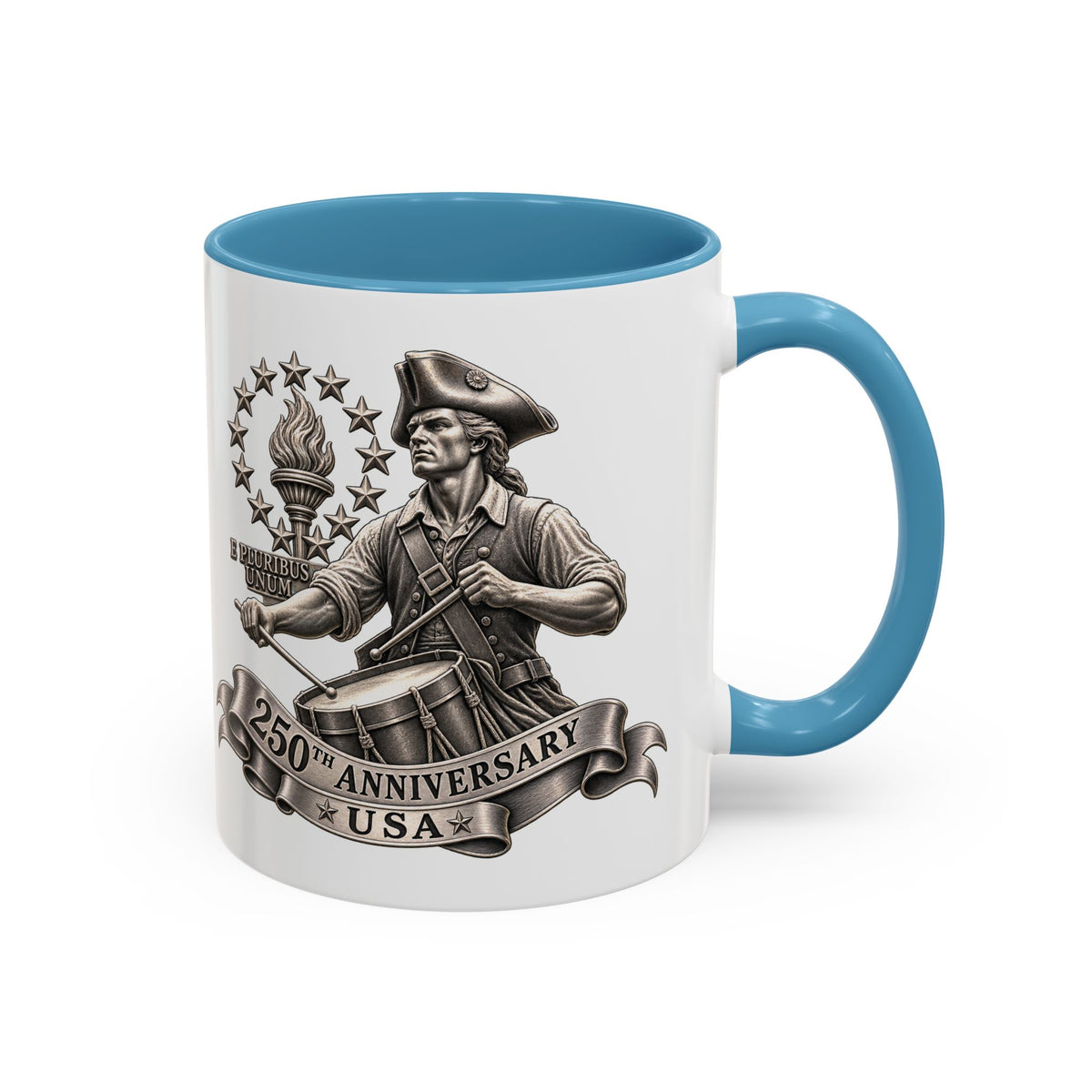 250th Anniversary USA Drum-Major Accent Coffee Mug