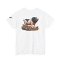 Pig Graphic Tee — Vintage Farm Pig Illustration Shirt