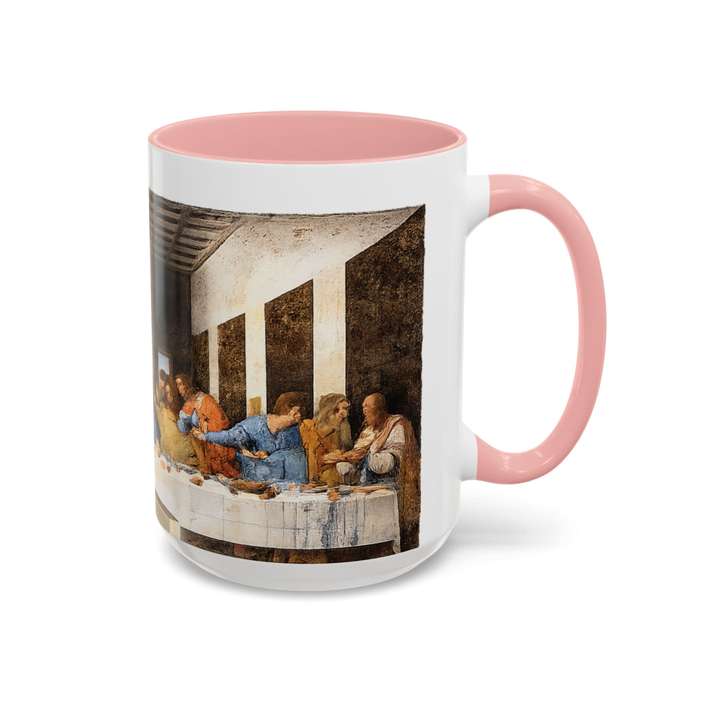 Last Supper Accent Coffee Mug — Religious Art Ceramic Coffee Cup (11/15oz)