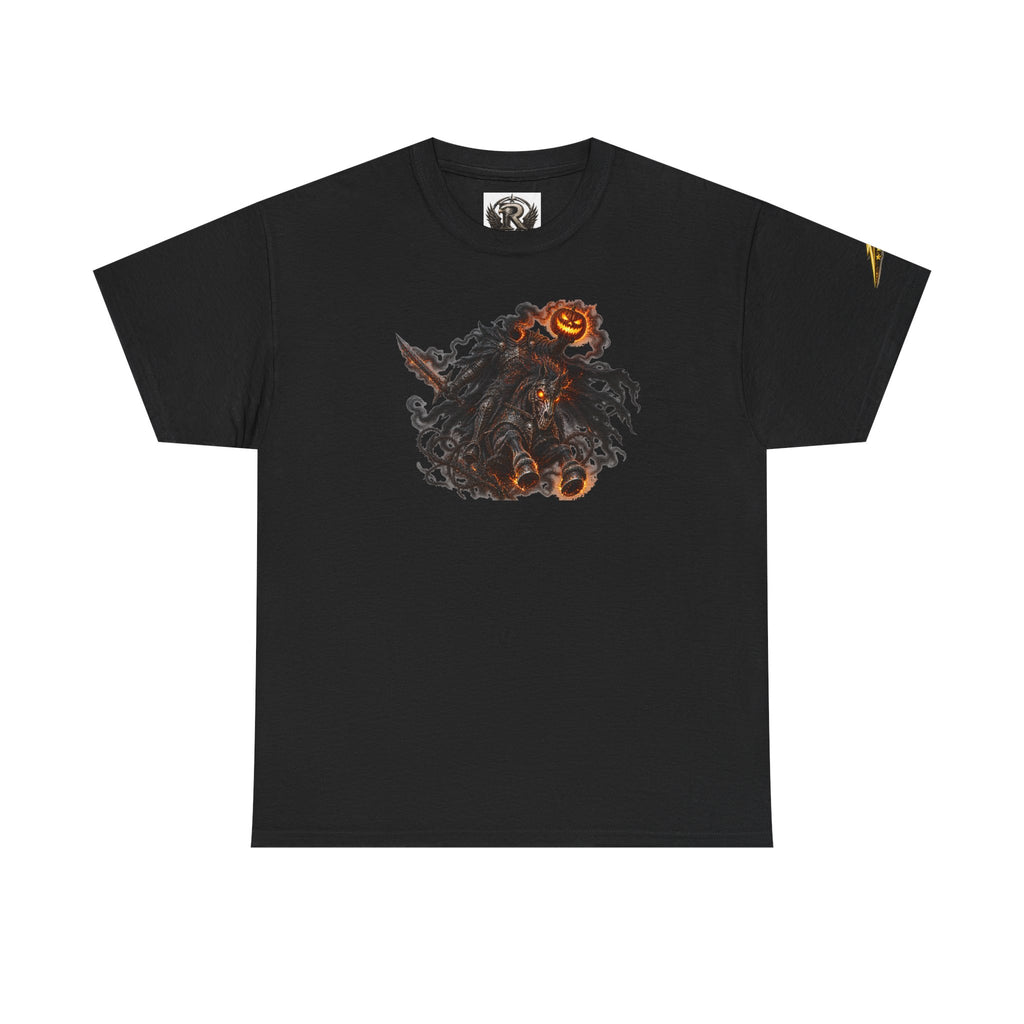 T-Shirt — Gothic Pumpkin Skull Graphic Tee (Halloween Horror Vibe)