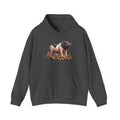 Pig Illustration Hoodie – Farmyard Black & Pink Pig Graphic Pullover