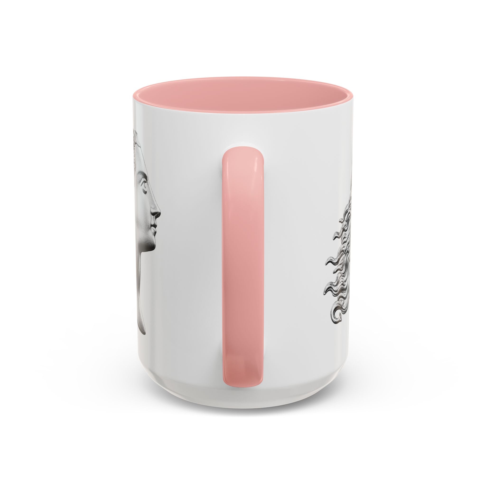Sculpted Profile Accent Coffee Mug — Classical Bust Design (11/15 oz)