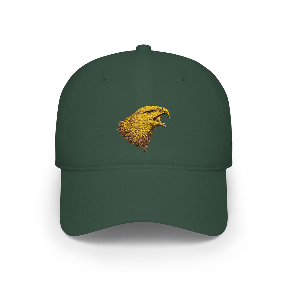 Embroidered Golden Eagle Low-Profile Baseball Cap