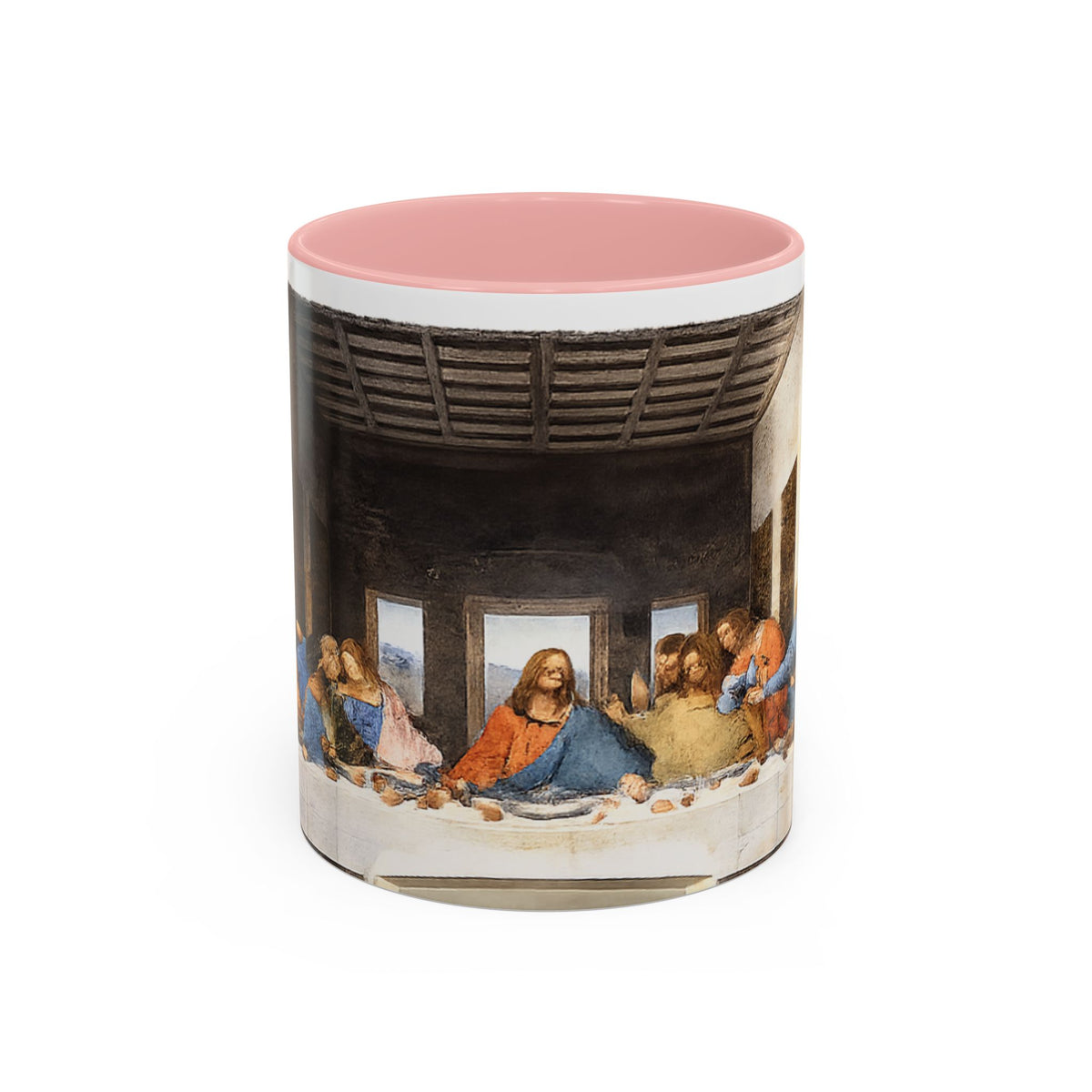 Last Supper Accent Coffee Mug — Religious Art Ceramic Coffee Cup (11/15oz)