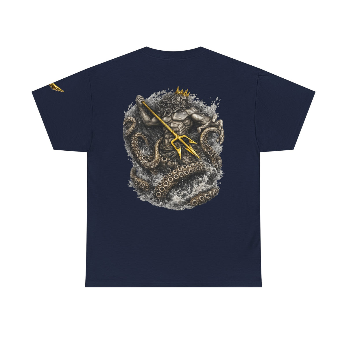 Octopus Trident Graphic Tee — Nautical Sea Monster T-Shirt