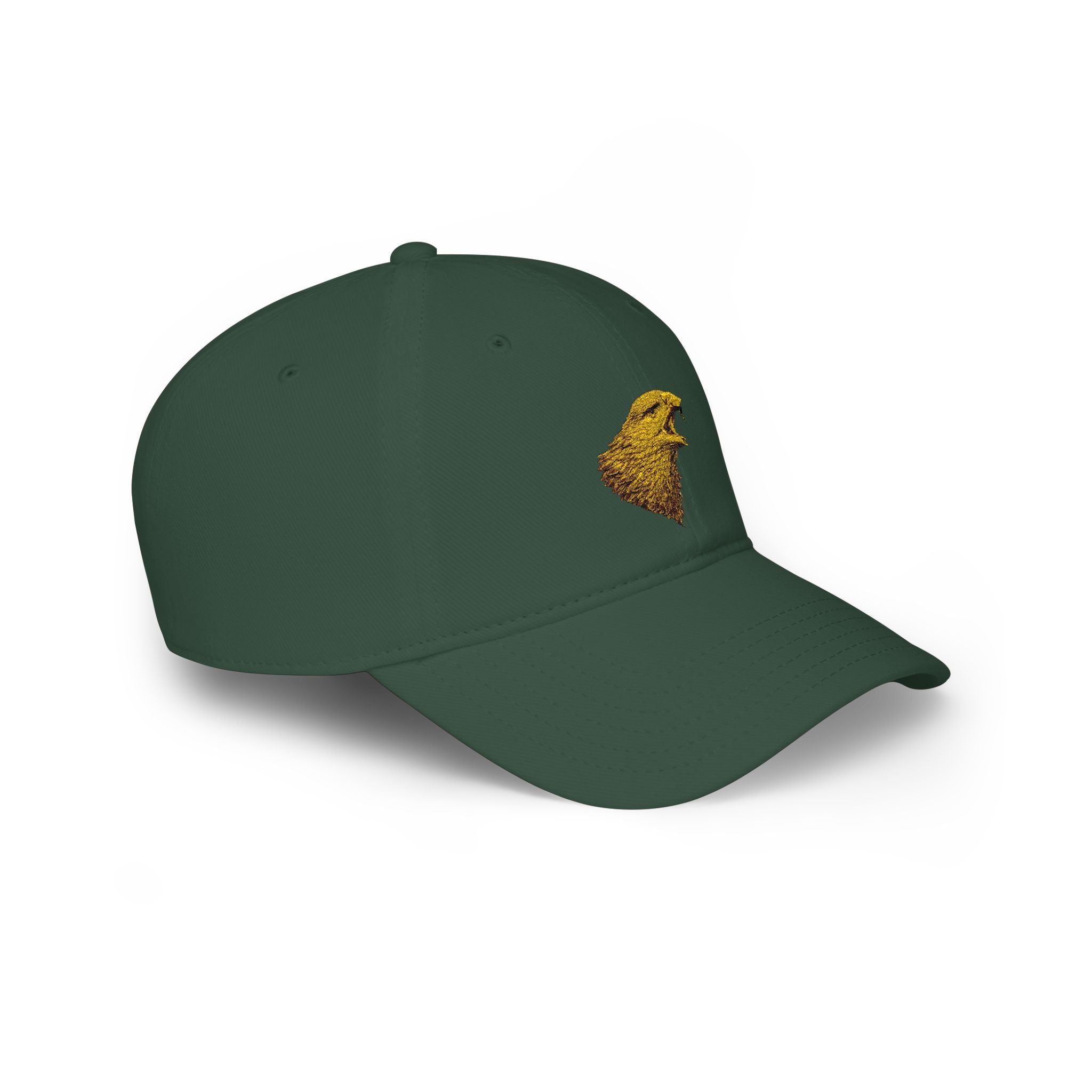 Embroidered Golden Eagle Low-Profile Baseball Cap