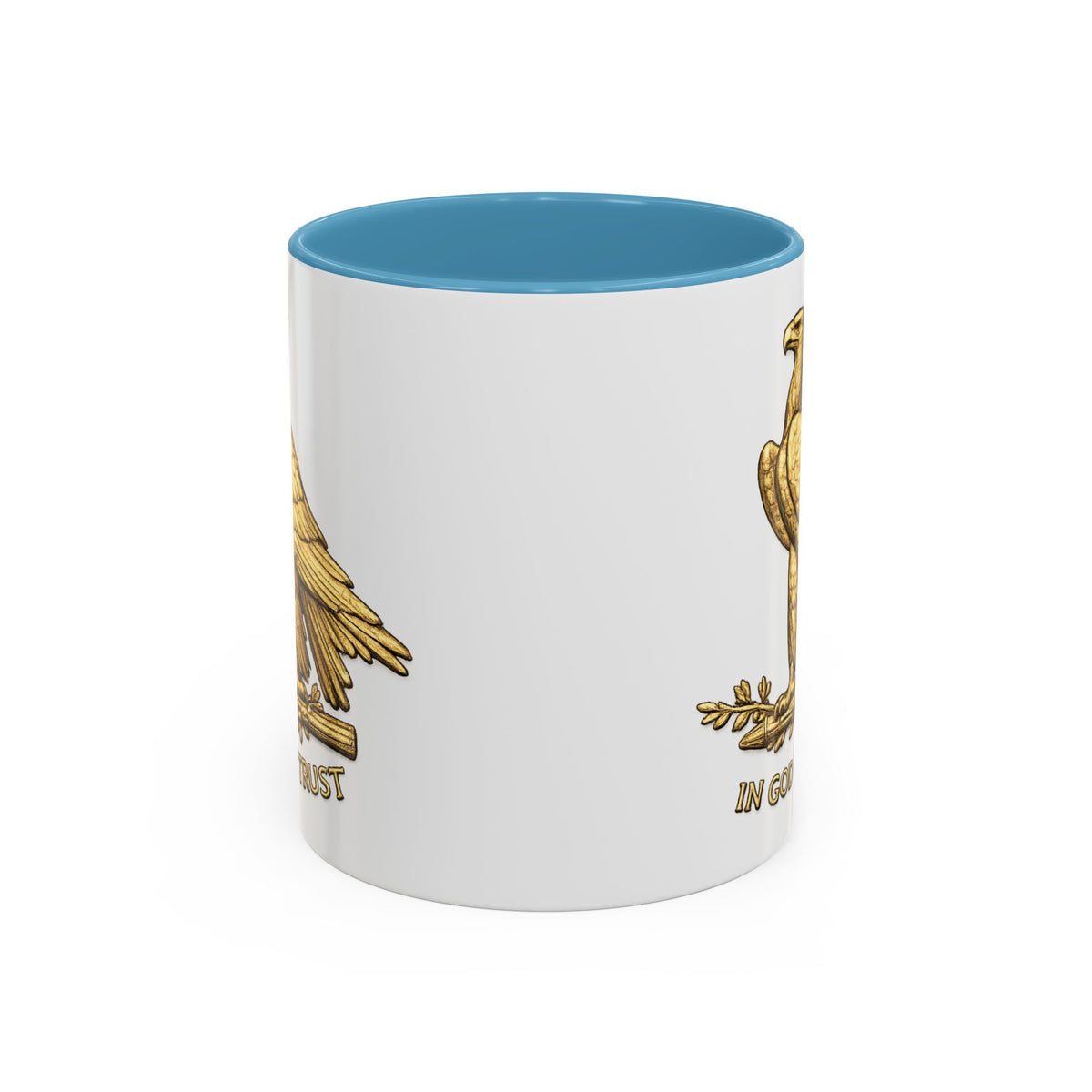 Gold Eagle "In God We Trust" Accent Coffee Mug