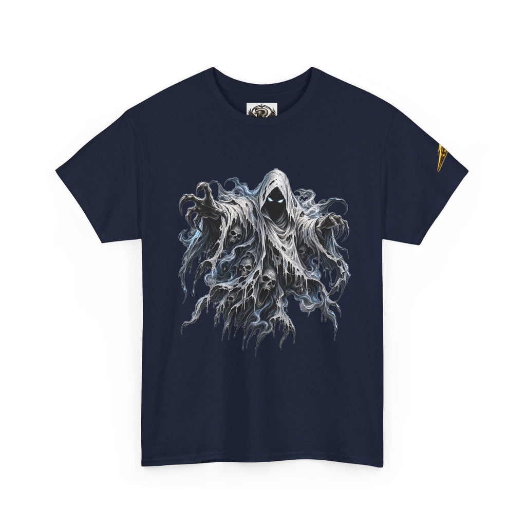 Ghostly Reaper Graphic Tee — Dark Grunge Horror T‑Shirt