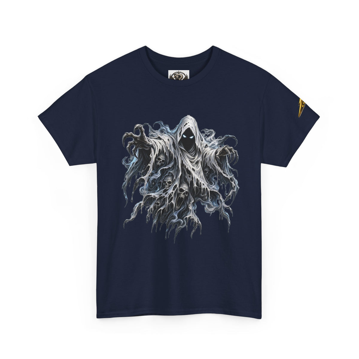 Ghostly Reaper Graphic Tee — Dark Grunge Horror T‑Shirt