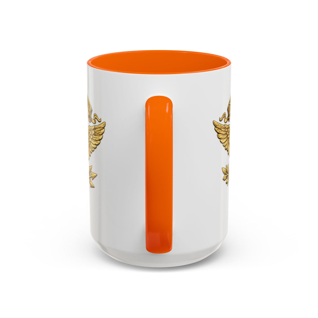 Gold Eagle 'In God We Trust' Accent Coffee Mug — Patriotic 11/15oz