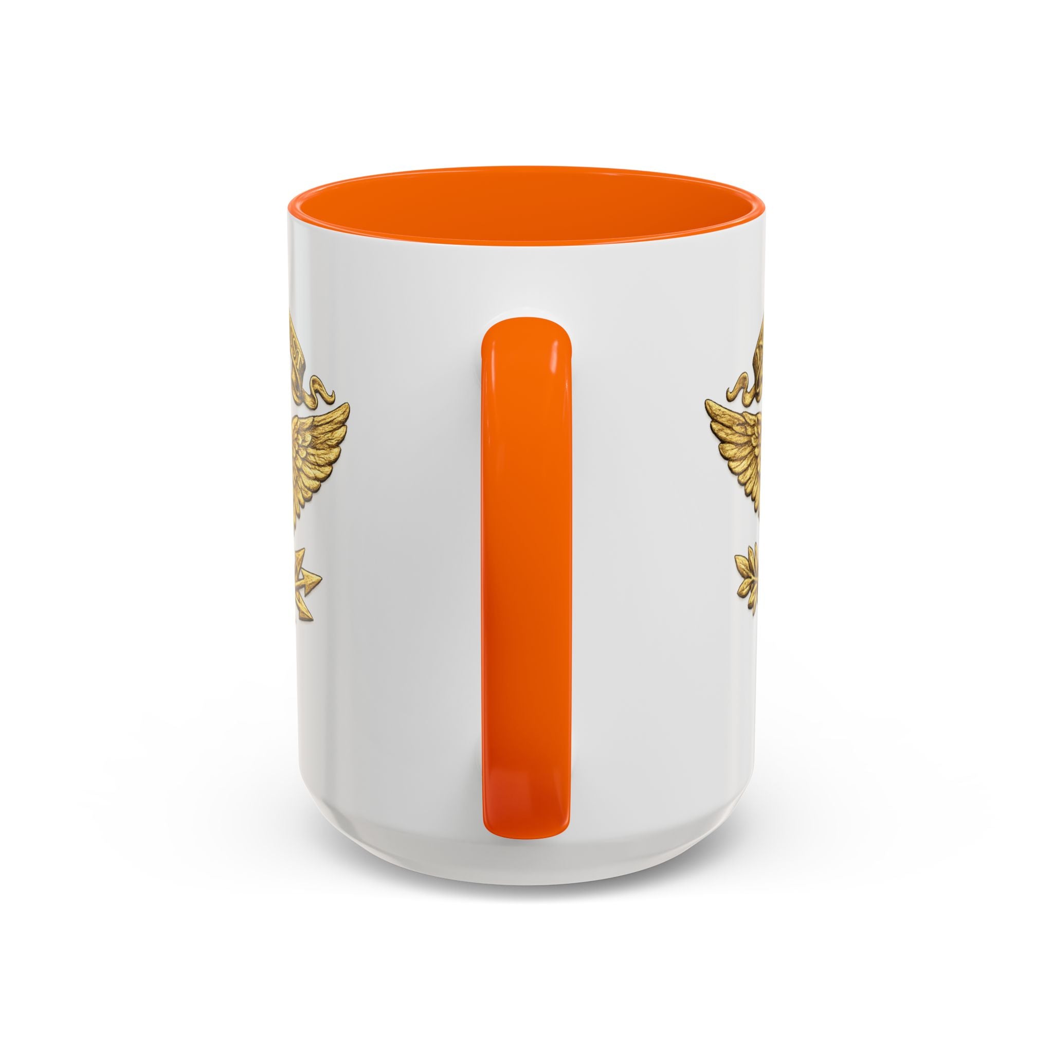 Gold Eagle 'In God We Trust' Accent Coffee Mug — Patriotic 11/15oz