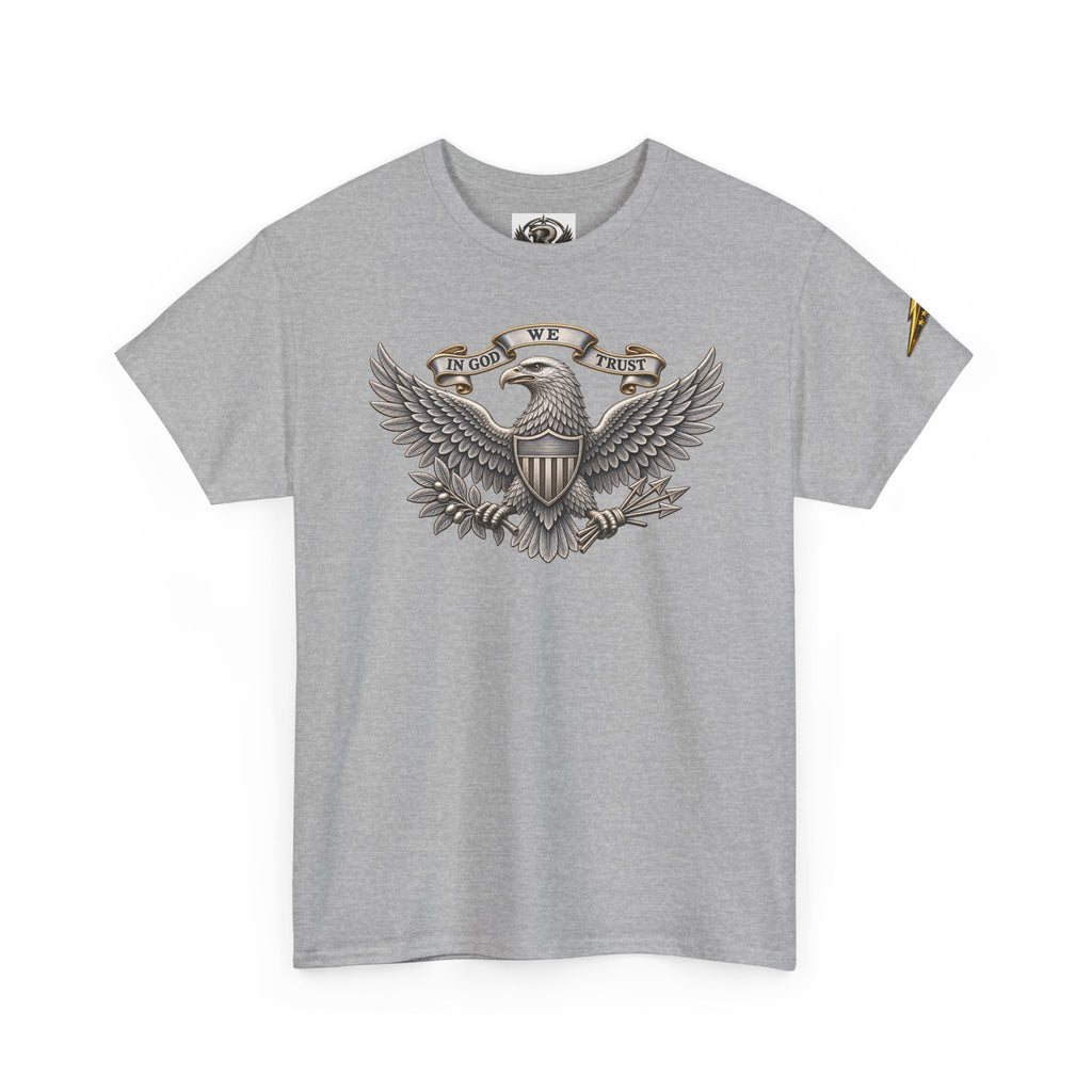 Patriotic Eagle Graphic Tee – American Shield Front & Back T‑Shirt
