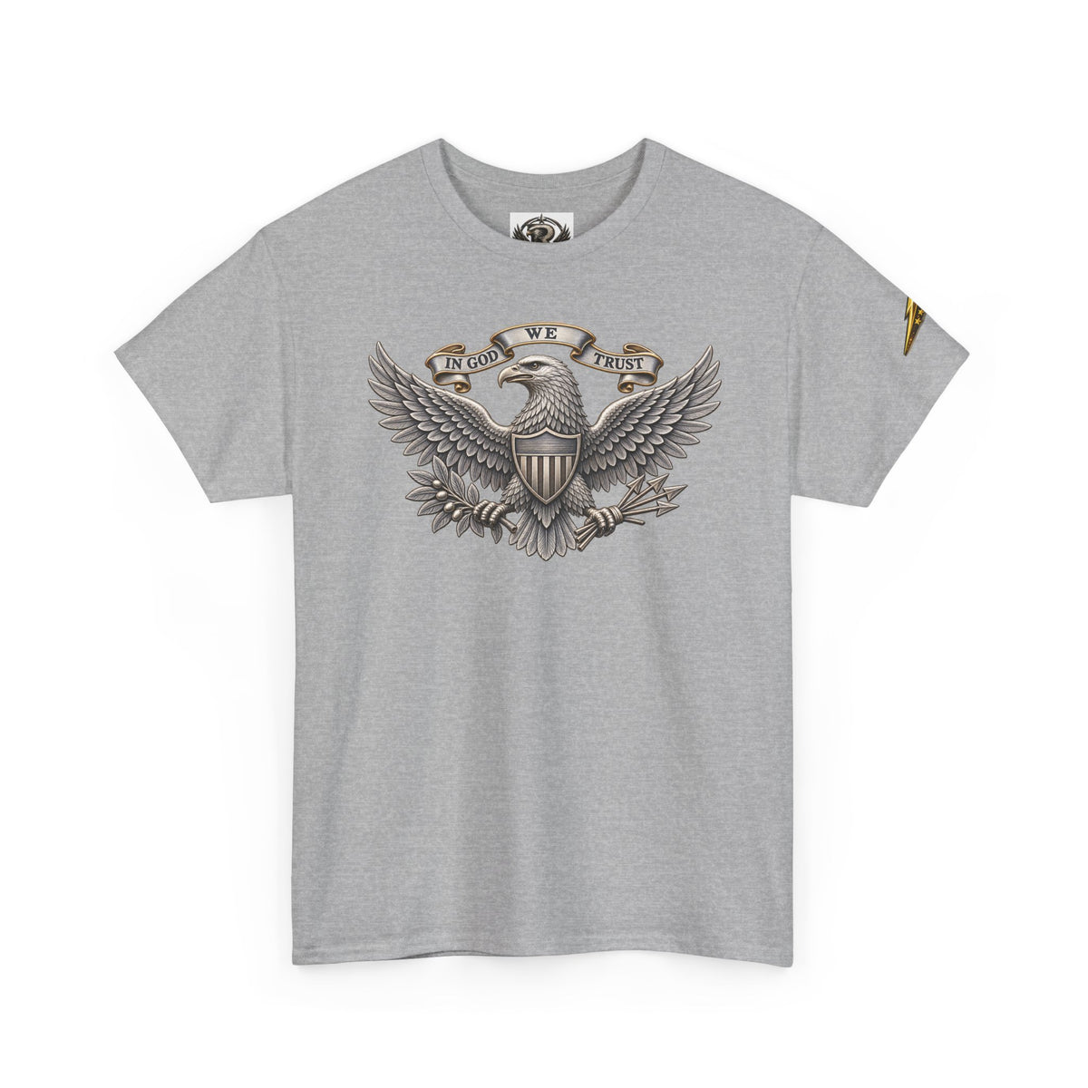 Patriotic Eagle Graphic Tee – American Shield Front & Back T‑Shirt