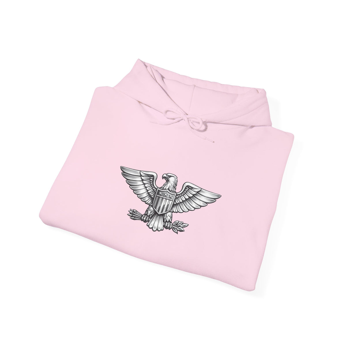 Eagle Emblem Hoodie — Classic Vintage Eagle Chest & Sleeve Graphic