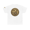 Skull Pile Graphic Tee — Vintage Gold Skull Circle Back Print