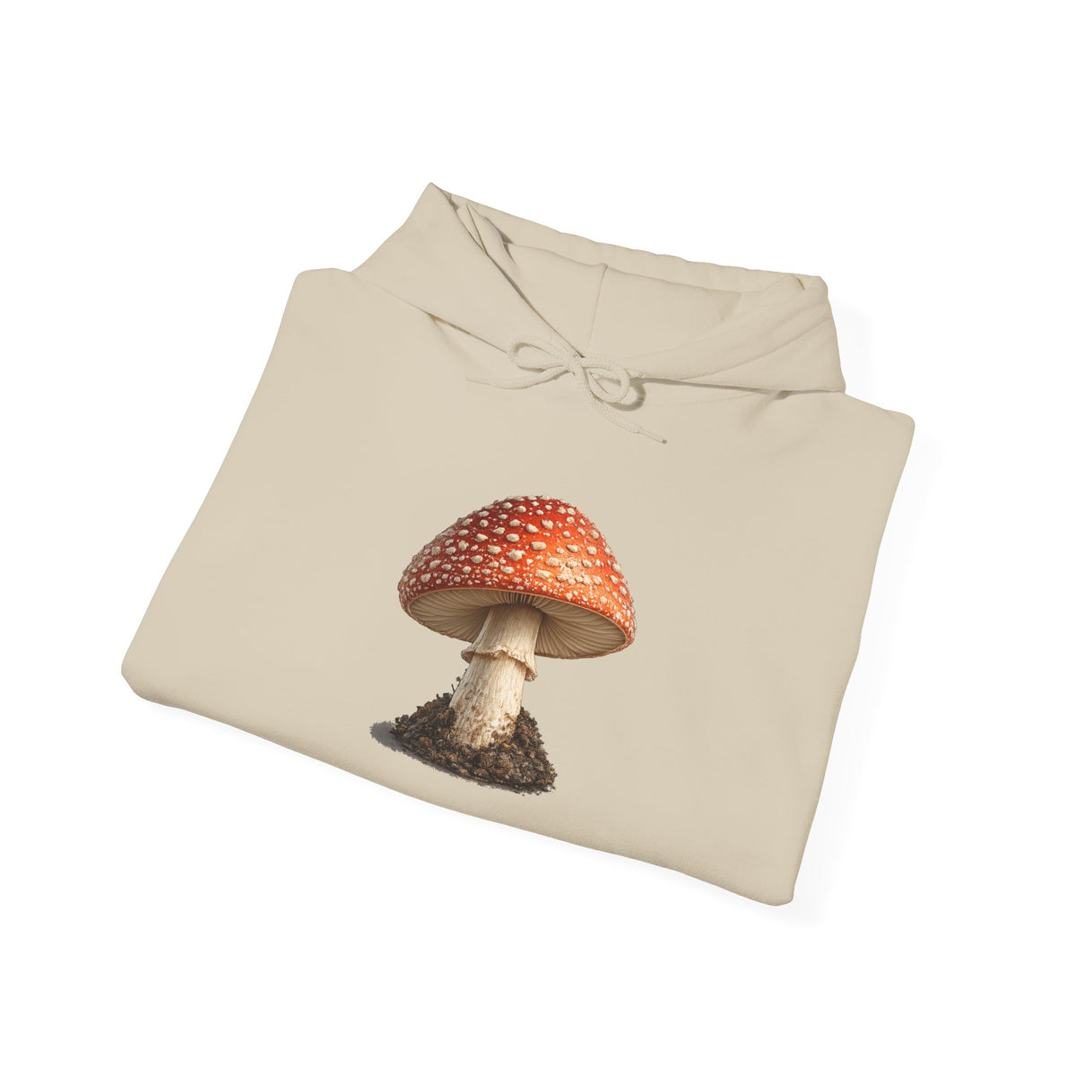 Mushroom Hoodie — Vintage Fly Agaric Fungi Graphic Pullover