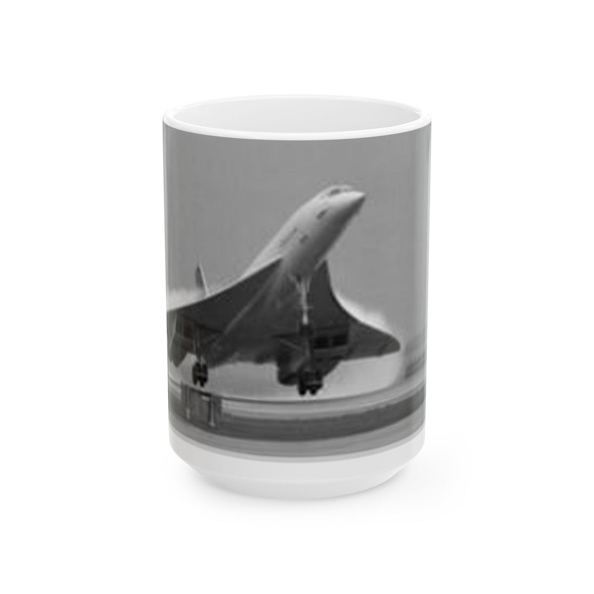 Concorde Takeoff Ceramic Mug — Vintage Supersonic Jet Coffee Cup (11oz/15oz)