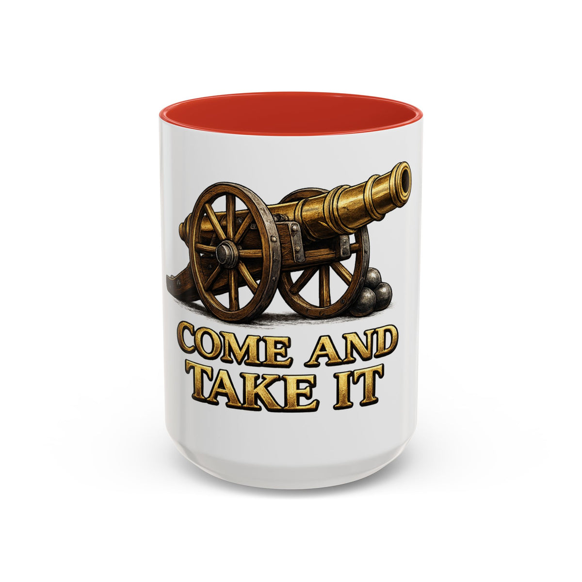 Come and Take It Coffee Mug - Cannon Graphic Patriotic Tea Cup