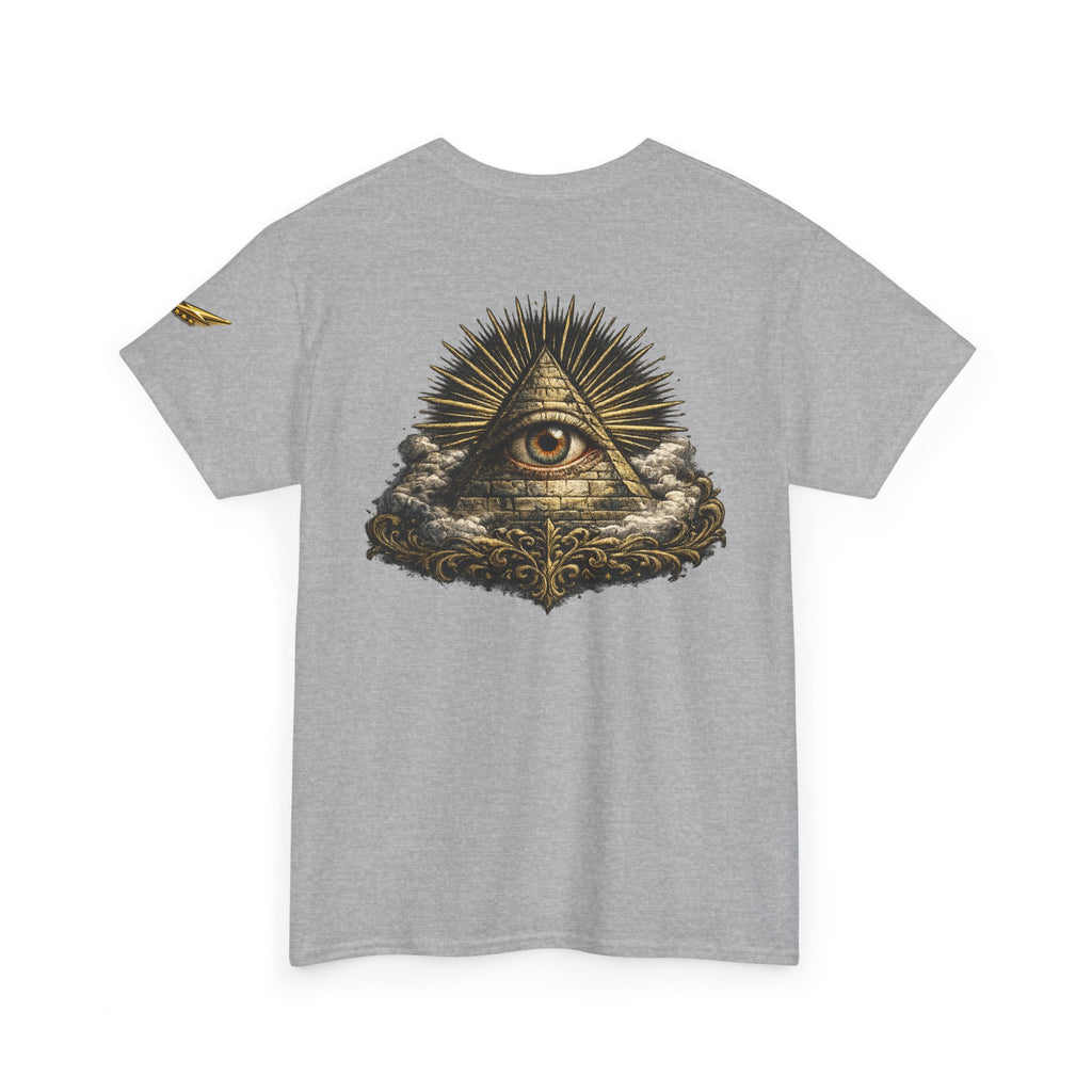 All-Seeing Eye Graphic T-Shirt — Occult Pyramid Art Tee