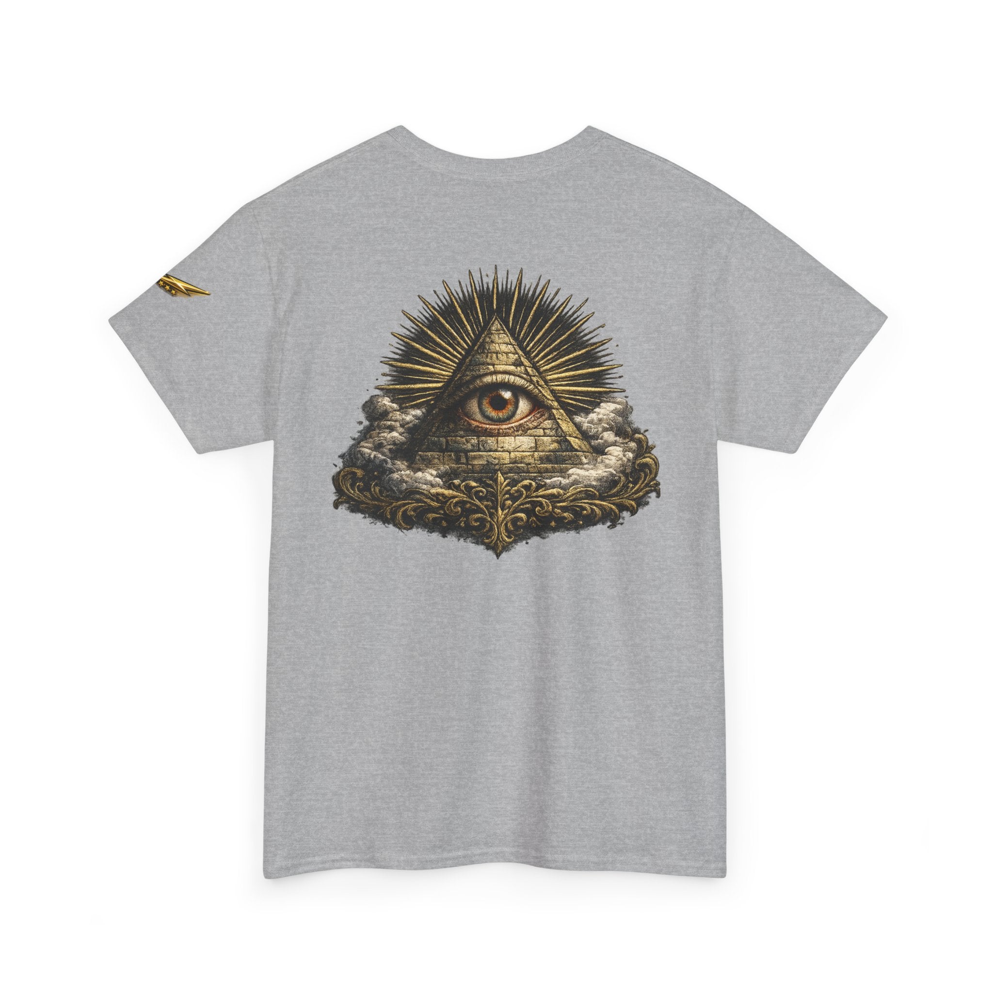 All-Seeing Eye Graphic T-Shirt — Occult Pyramid Art Tee