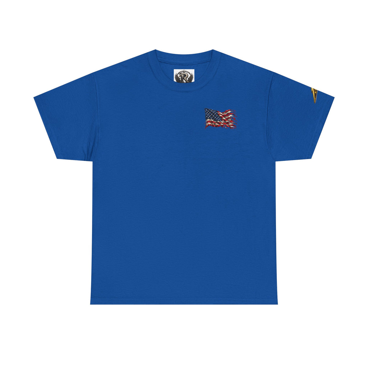 Aviation Fighter Jet T-Shirt — Vintage USAF Flag Graphic Tee