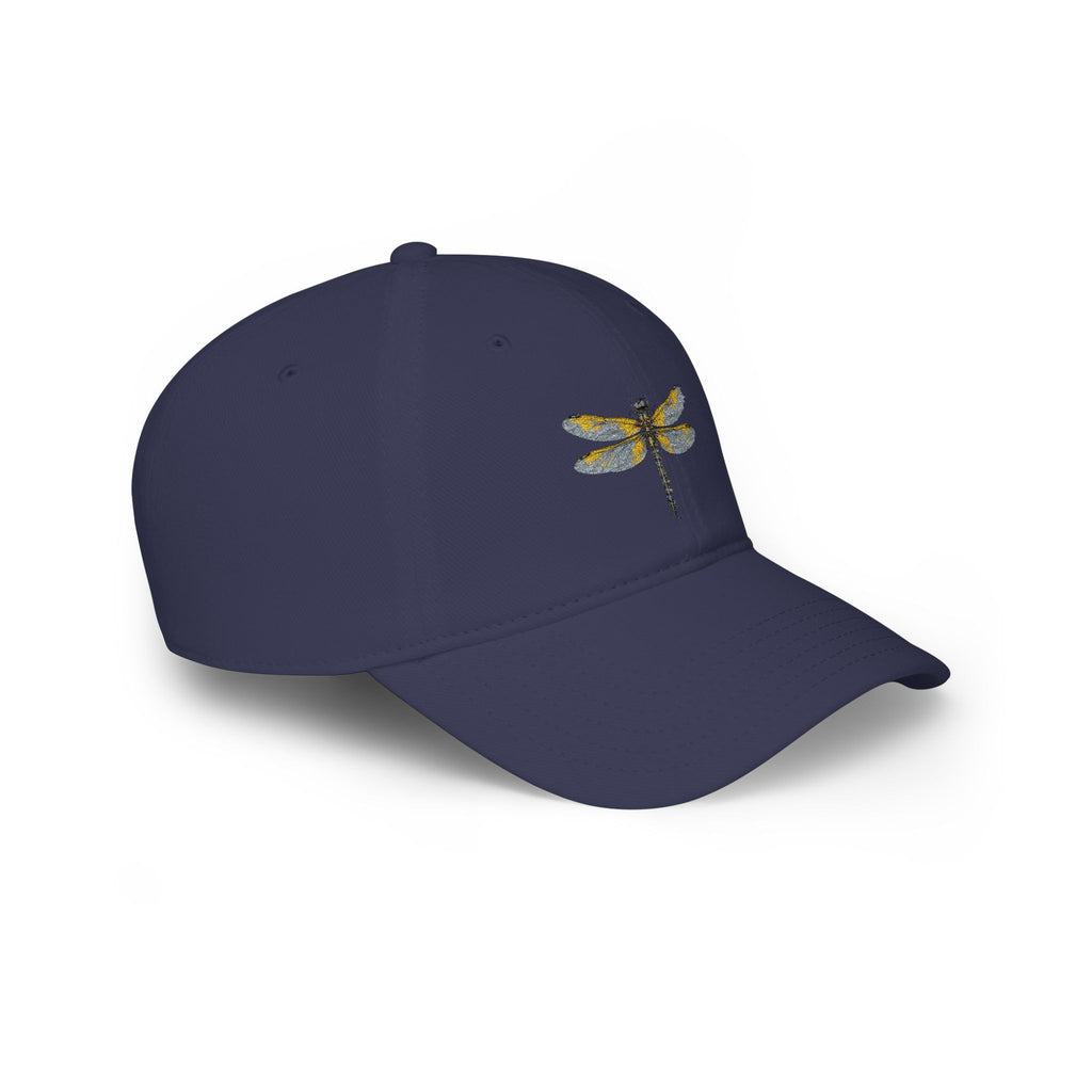Dragonfly Embroidered Baseball Cap — Colorful Nature Hat